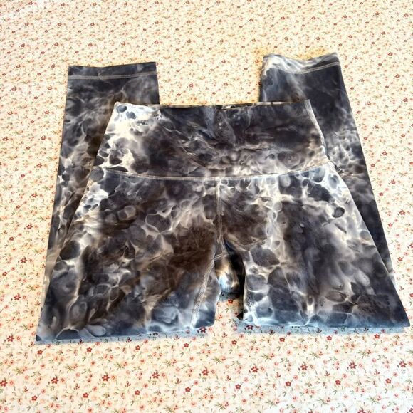 Lululemon Wunder Under Marble Dye High Rise Crop 21" - Picture 6 of 9